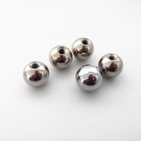 Professional custom-made 304 core ball 4mm-25.4mm perforated drilling 304 stainless steel beads