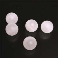 High quality PP hollow plastic balls 25mm heat preservation cooking balls hollow translucent plastic balls